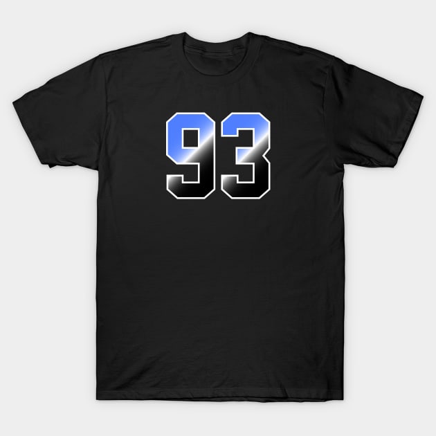 number 93. T-Shirt by Eric Okore